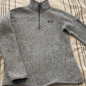 Grey Women’s Patagonia Better Sweater 1/4 ZIP